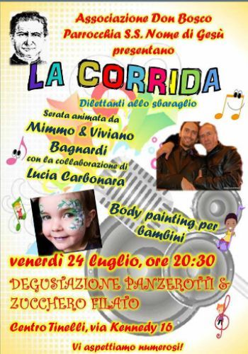 07 24 locandina la corrida don bosco