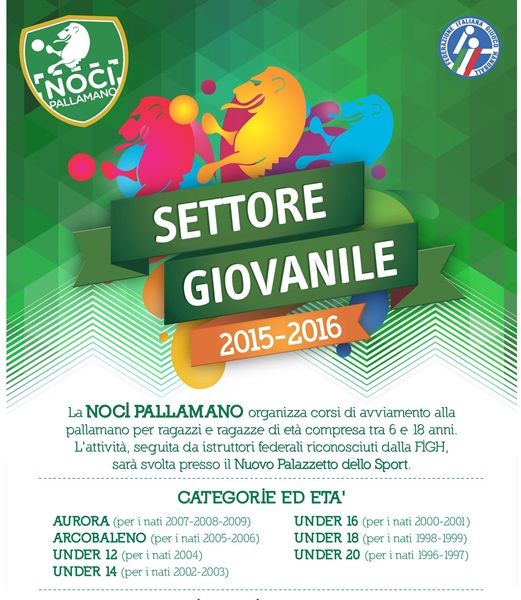 09 26 settore giovanile pallamano Noci