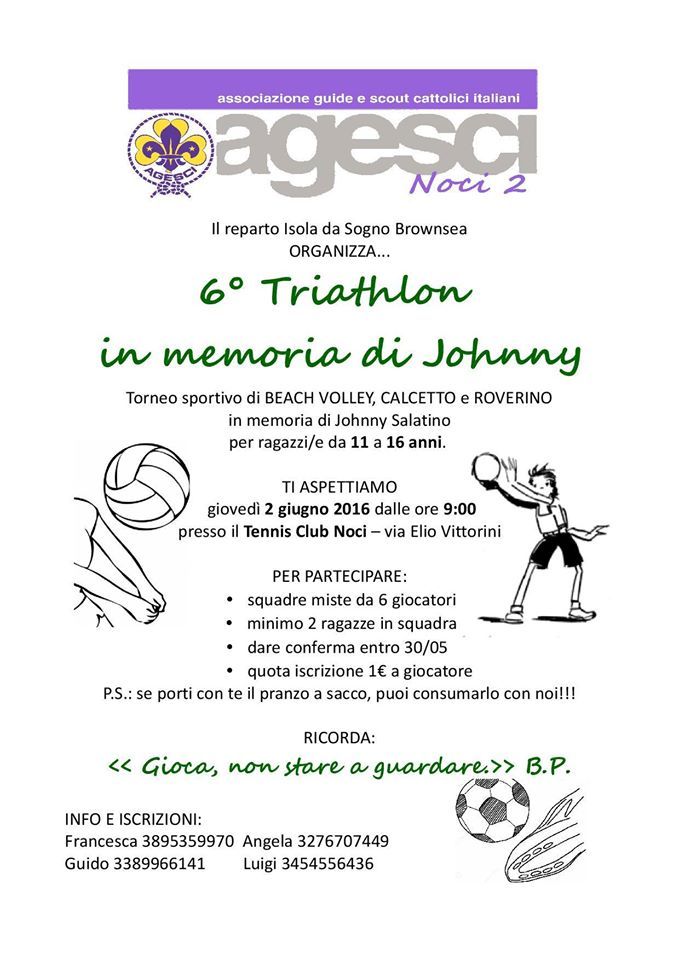 06-02 locandina sesto triathlon johnny