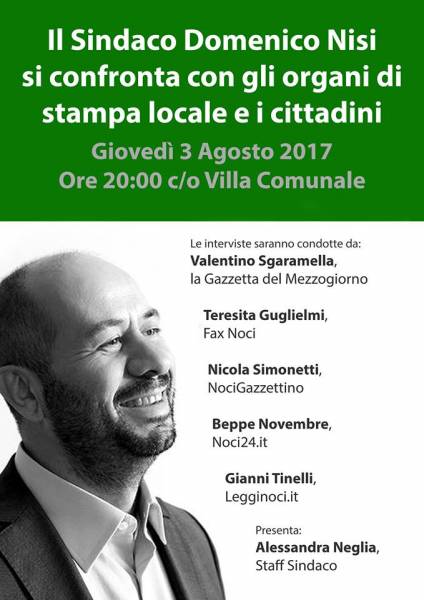 confronto con il sindaco
