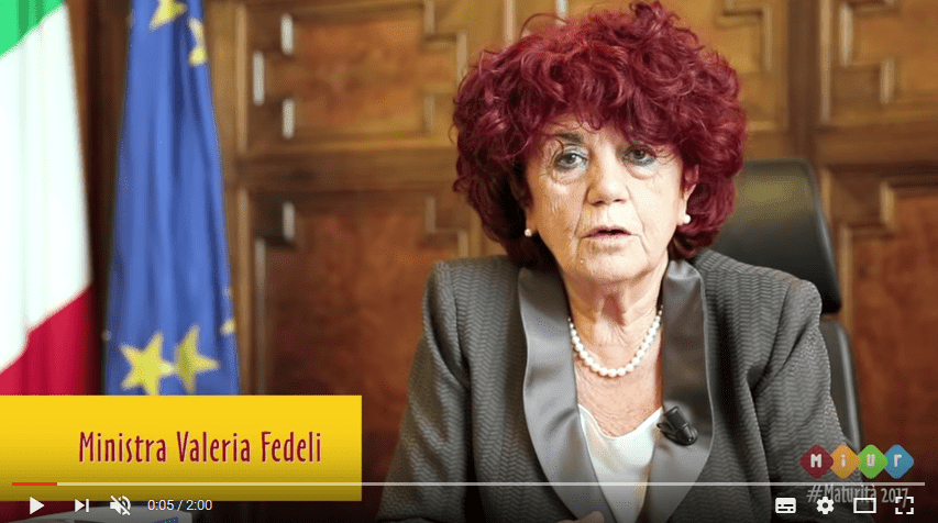 01.30 maturità ministra