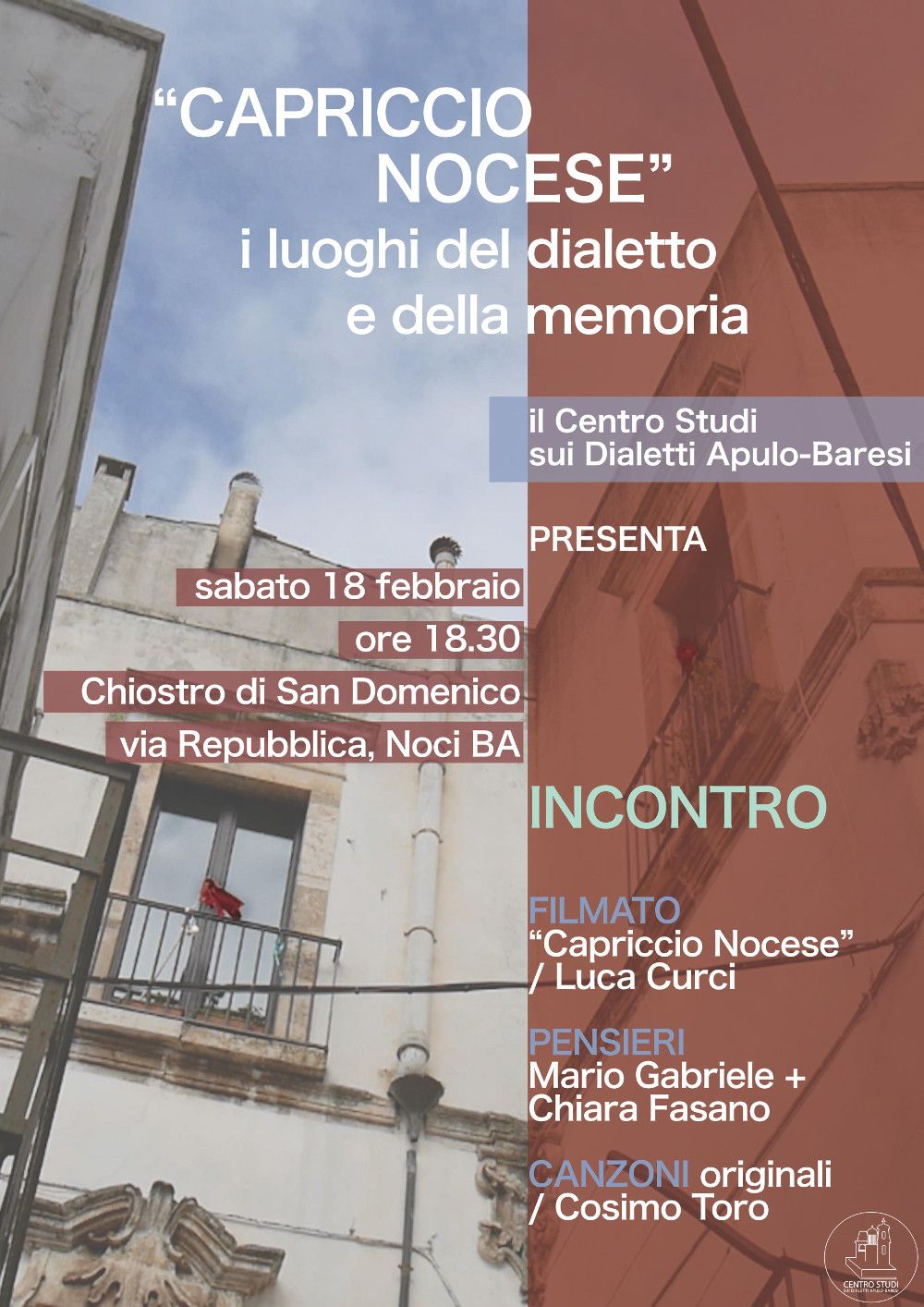 02 10CESDAP Locandina Capriccio Nocese