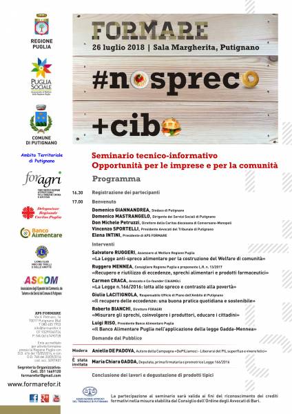 07 20Locandina Spreco Alimentare per stampa 16 07 2018 web