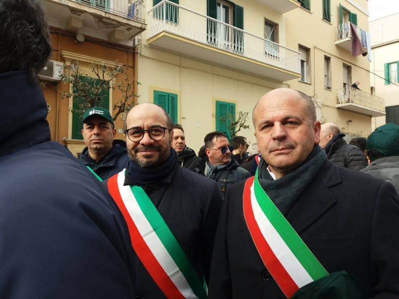01 16Domenico Nisi insieme al Presidente regionale ANCI Domenico Vitto alla manifestazione