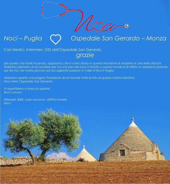 04 29 2020 Weekend gratuito Noci AMA Ospedale San Gerardo Monza