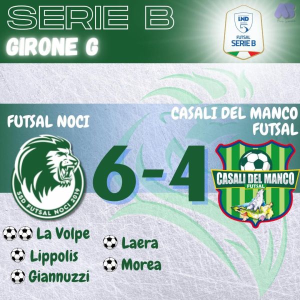 12 04 futsal noci casali del manco