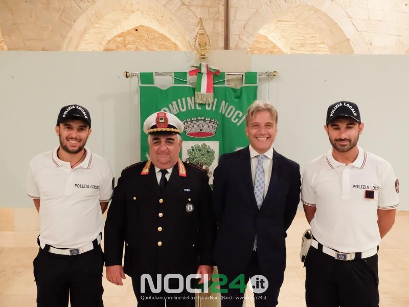 09 17 Nuovi agenti per la Polizia Locale di Noci