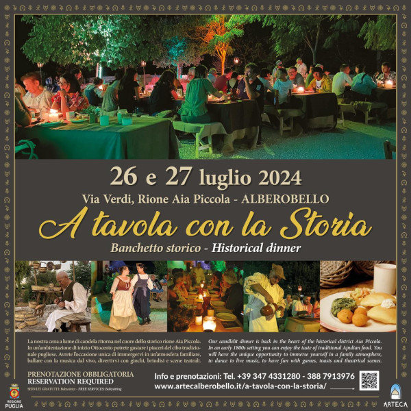 07 25 Locandina a tavola con la storia 26 27 luglio