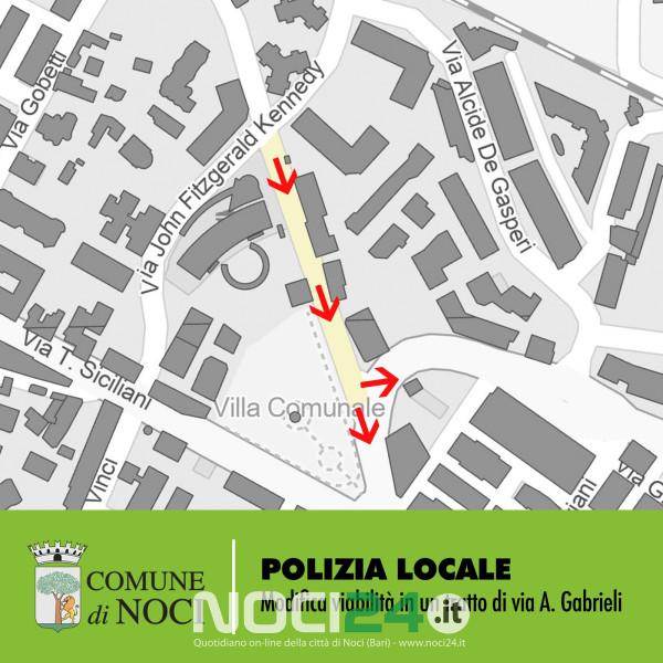 05 25 Modifiche alla viabilita in via Andrea Gabrieli